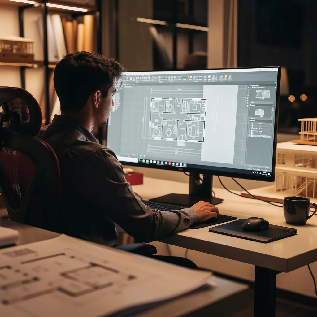 AutoCAD 2D Kat Planı
