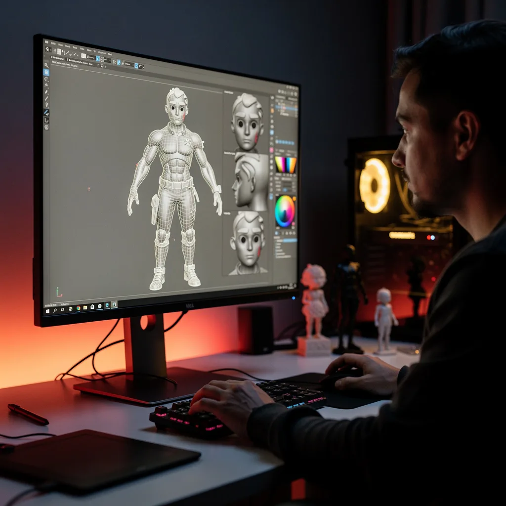 Blender Karakter Modelleme
